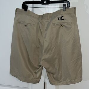 Beige tan OC Old Chatham Golf Club golf shorts 38 waist